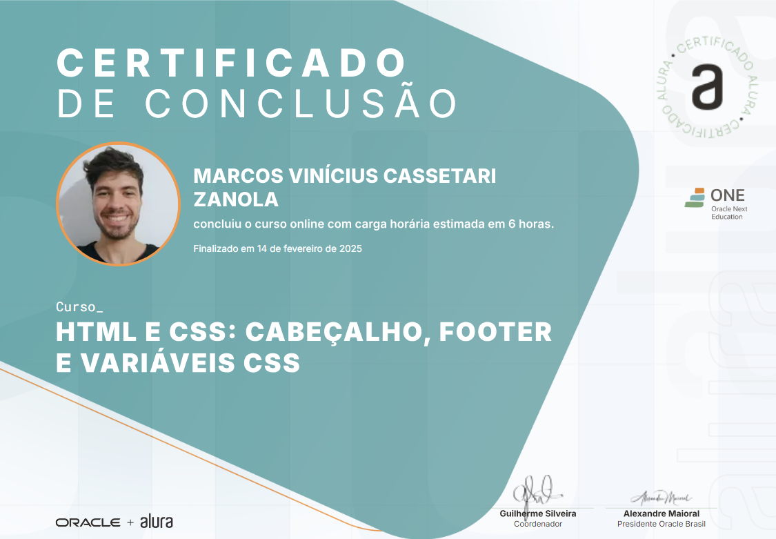 Certificado 13